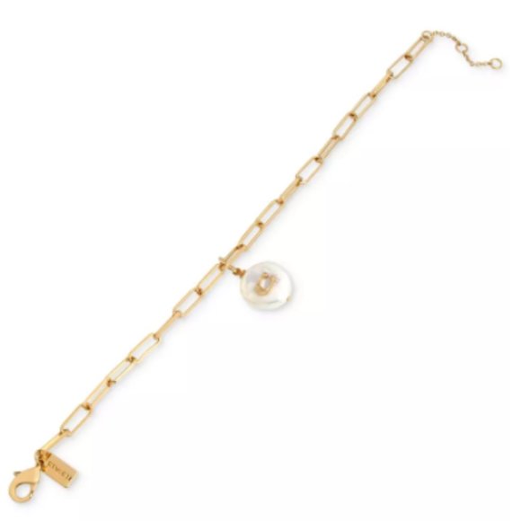 COACH Signature C Freshwater Coin-Pearl Bracelet - Picture 3 of 3